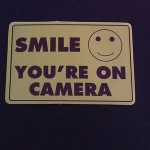 10/$10💕 Sticker ~ Smile You’re On Camera ~